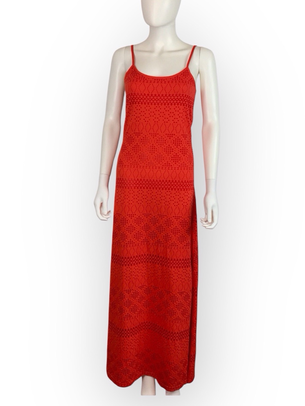 Topshop NWT Red Maxi Slip Dress Sleeveless Lightweight Longline